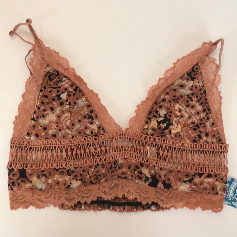 Free People Emma Soft Bra Black Combo NWT - Picture 6 of 13